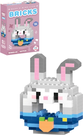Kit de construction Donut Lapin (187 pièces)