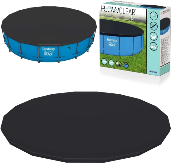 Bâche de couverture pour piscine 549 cm BESTWAY 58039