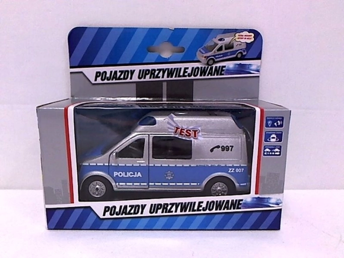 Fourgon de police avec sons tchèques 14 cm