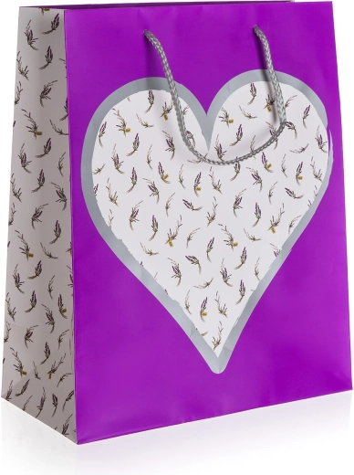 Sac cadeau LAVANDE L 26 × 32 × 13 cm