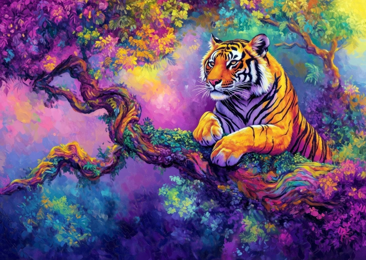 Puzzle Enjoy Majesté de la jungle 1000 pièces
