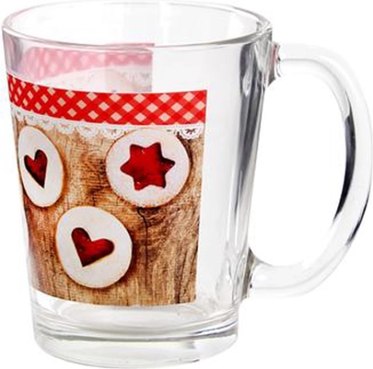 Mug en verre Toro 310 ml motif « Linecké »