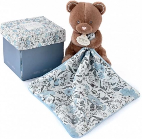 Coffret cadeau - ours en peluche et couverture