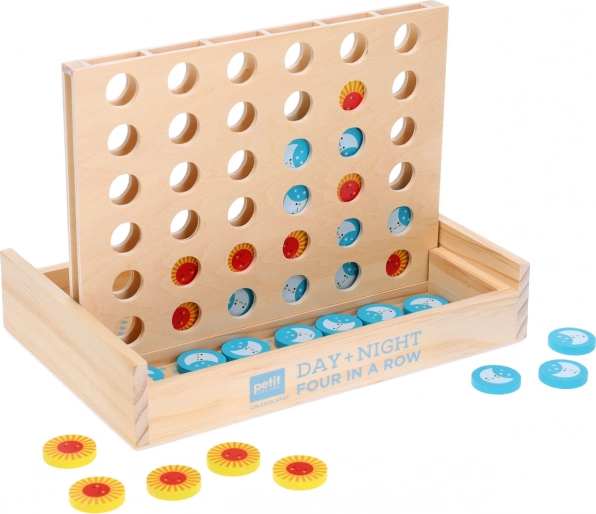 Jeu en bois Quatre à la suite jour et nuit