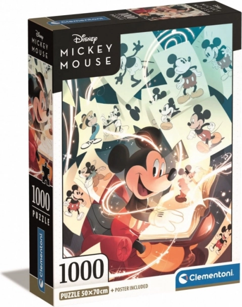 Puzzle 1000 pièces Compact Mickey Mouse Célébration