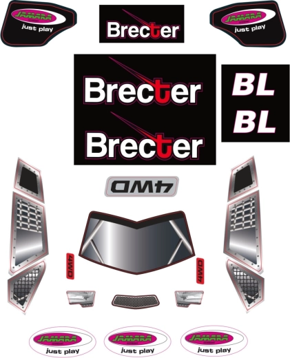 Kit de décalcomanies Brecter - 1 pièce