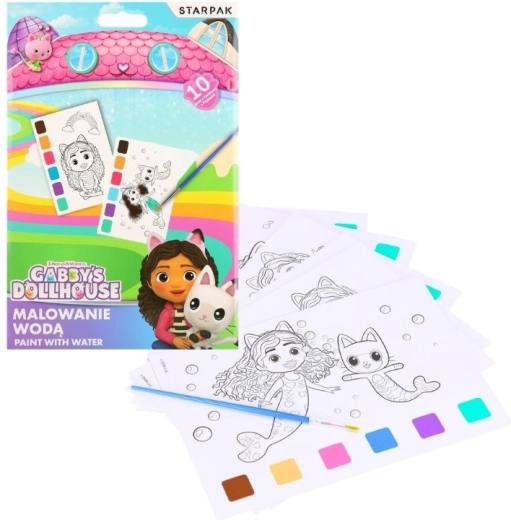 Coloriages à l’eau Gabby's Dollhouse - 1 pièce