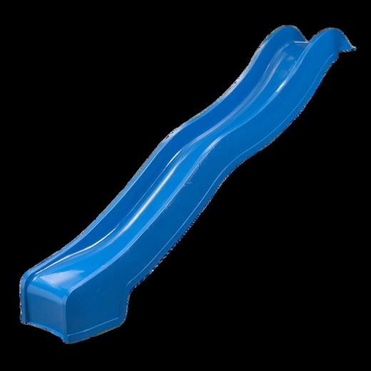Toboggan pour enfants bleu 3 m avec raccordement d’eau