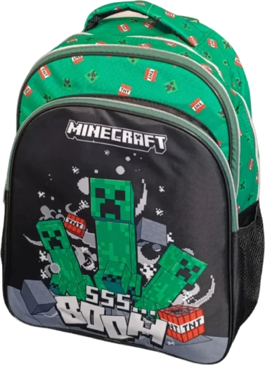Sac à dos scolaire Minecraft Creeper vert 42 cm