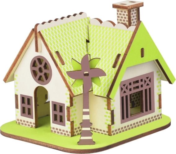 Puzzle en bois 3D Maison d'Ellie