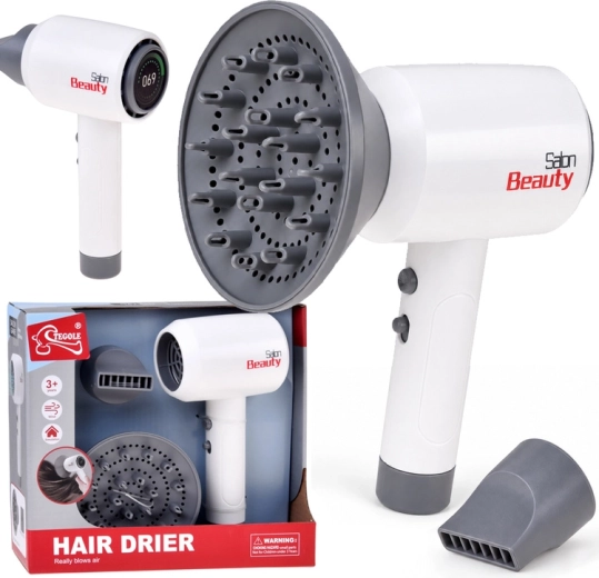 Sèche-cheveux interactif pour enfants avec diffuseur et embout de coiffage
