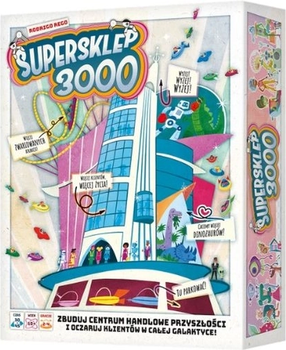 Rebel Supersklep 3000 – jeu de plateau stratégique sur la construction d’un centre commercial futuriste