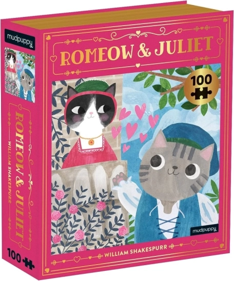 Puzzle Chats Romeow & Juliet 100 pièces