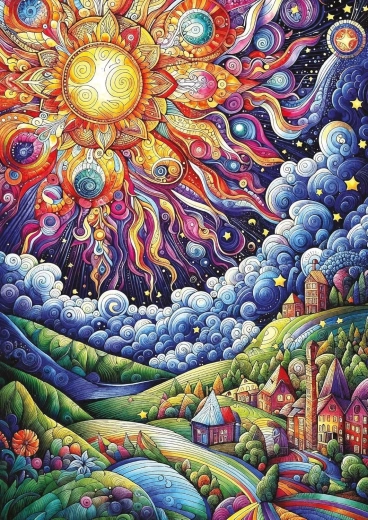 Puzzle Portée cosmique 1500 pièces