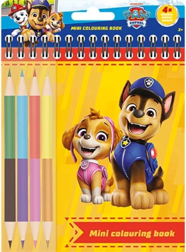 Mini coloriages avec crayons de couleur Pat’ Patrouille