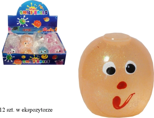 Gniotek antistress à presser avec paillettes