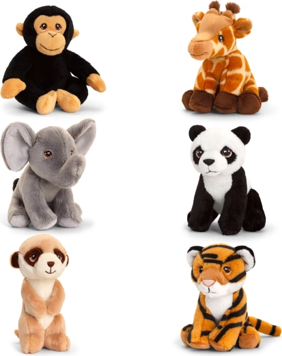 Keeleco animaux sauvages de collection 12 cm – 6 espèces