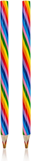 Crayons de couleur multicolores jumbo (2 pcs)