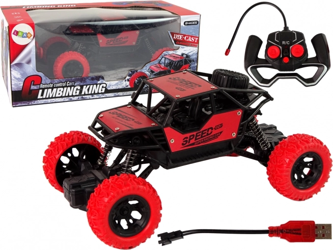 Voiture tout-terrain RC 1:18 rouge