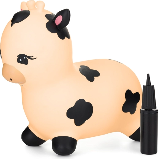 Animal sauteur Feedo – petite vache cream