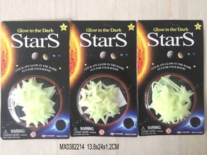 Étoiles lumineuses pour mur