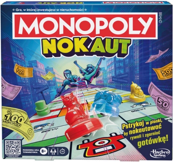 Monopoly Knockout – jeu de société familial