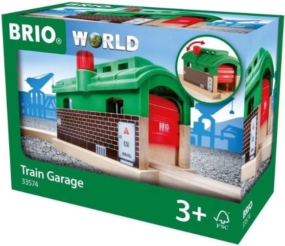Dépôt ferroviaire Brio World – garage pour trains