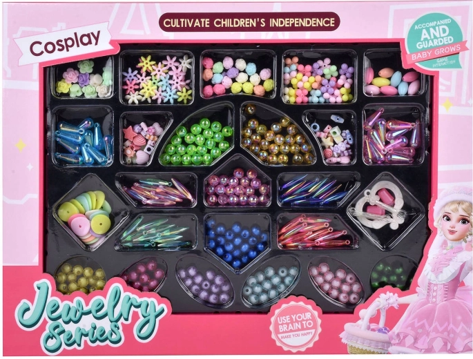 Adar kit créatif de perles pour fabriquer des bijoux pour enfants