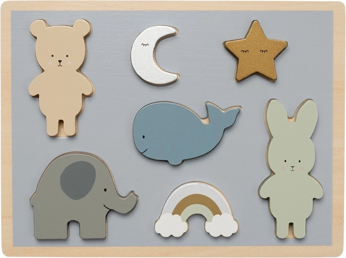 Puzzle d’encastrement en bois Jabadabado ours