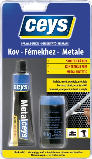 Mastic avec charge métallique 40 ml + 40 g CEYS