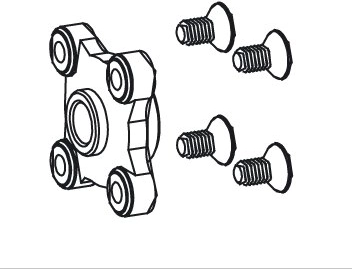 Kit de supports de boîte de vitesses pour Voltage, Major Tiger, Liquid, SR10 et Cocoon