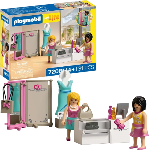 Playmobil My Life – studio de mode – figurines et accessoires, 31 pièces
