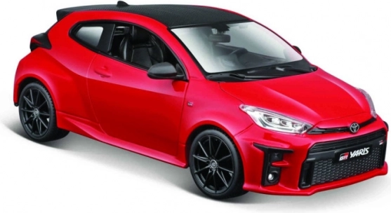 Modèle métallique Toyota Yaris 2021 rouge 1/24