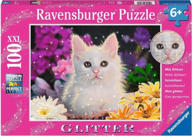 Ravensburger puzzle pailleté Chat XXL 100 pièces