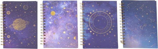 Carnet ligné à spirale 15 × 21 cm Zodiac, 100 pages