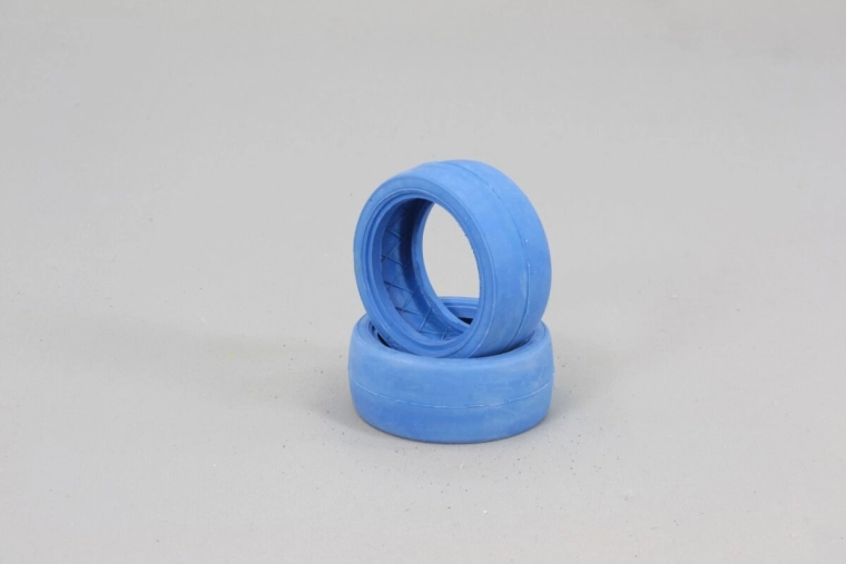 Pneus slick 1:10 bleus - 2 pièces