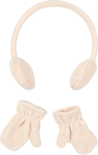 Ensemble d’hiver Skrållan – cache-oreilles et gants pour poupée 45 cm