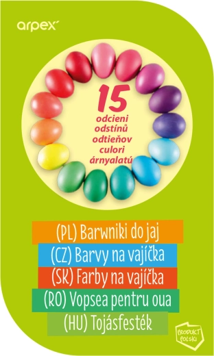 Colorants pour œufs – set de 15 teintes