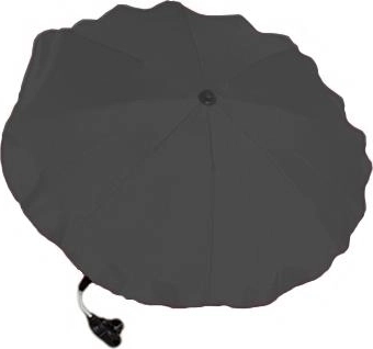 Parasol de poussette graphite avec support universel