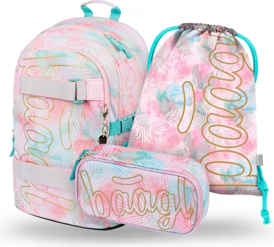 BAAGL 3 SET Skate Sunset : sac à dos, trousse, sac