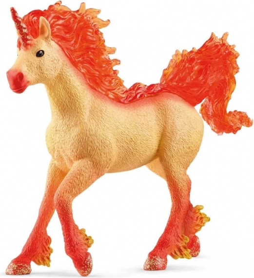 Figurine de licorne de feu