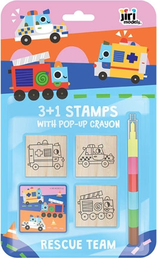 Tampons 3+1 avec crayon de cire – Secouristes