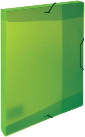 Boîte à élastique Opaline verte A5