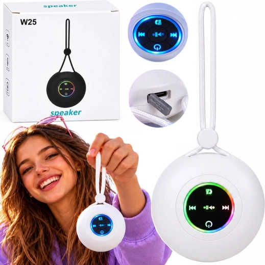 Enceinte Bluetooth portable suspendue avec éclairage RGB