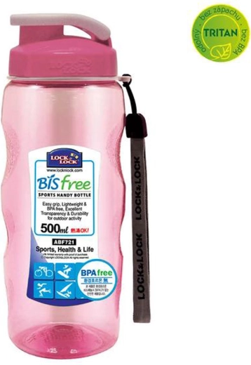 Bouteille d’eau Bisfree 500 ml rose