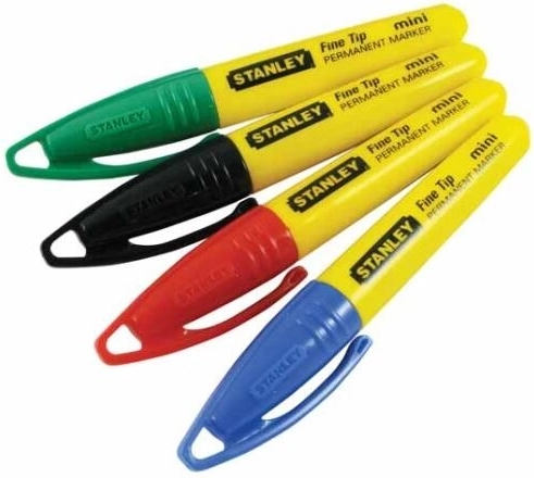 Marqueur mini permanent STANLEY – assortiment de couleurs