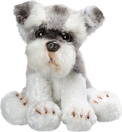 Chien en peluche Schnauzer – animal réaliste premium