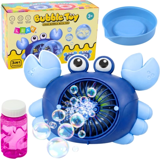 Machine à bulles crabe 2-en-1 pour le bain et l’extérieur