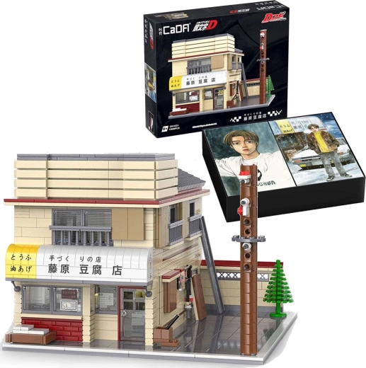 Set de construction CaDA Initial D Fujiwara Tofu Store