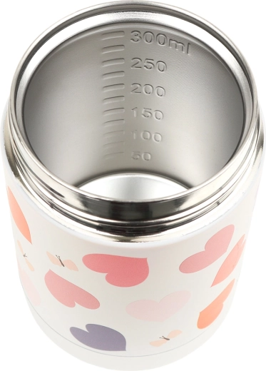 A Little Lovely Company boîte repas isotherme en acier inoxydable motif cœur 300 ml